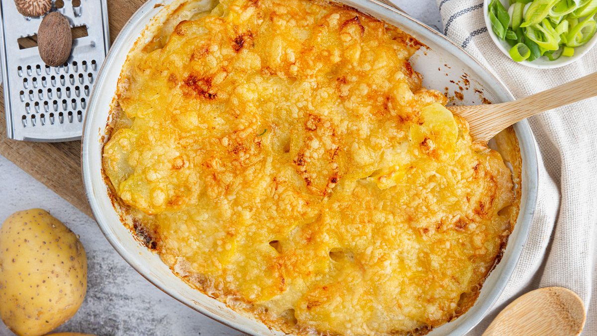 Schnelles Kartoffelgratin