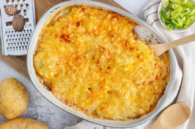 Schnelles Kartoffelgratin