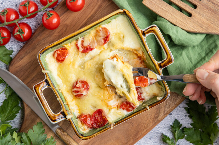 Schwäbischer Maultaschenauflauf