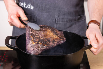 Rindfleisch anbraten