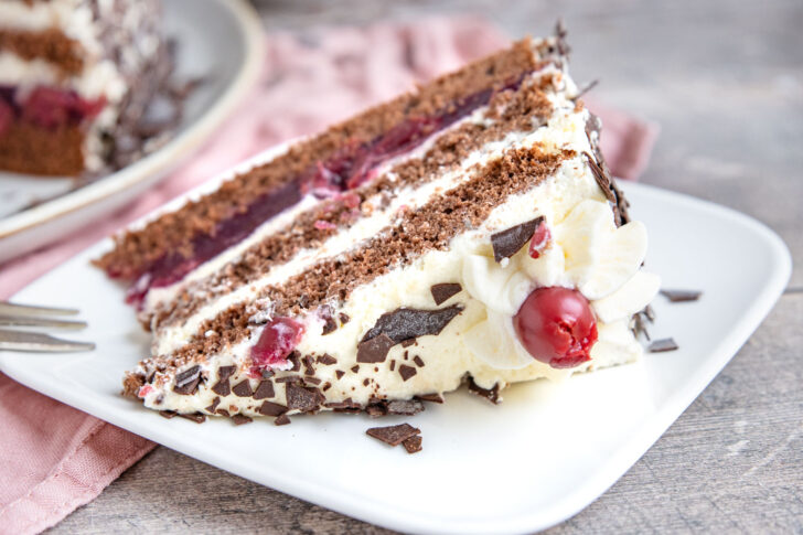 Klassische Schwarzwälder Kirschtorte