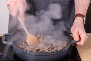 Hackfleisch anbraten