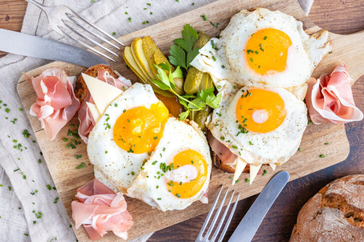 Strammer Max mit Käse