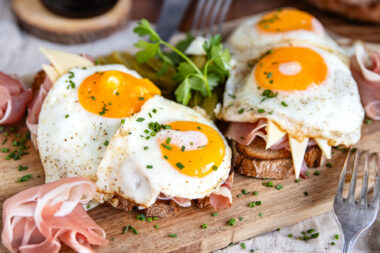 Strammer Max mit Käse