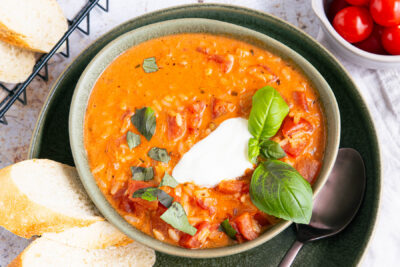Tomatensuppe mit Reis