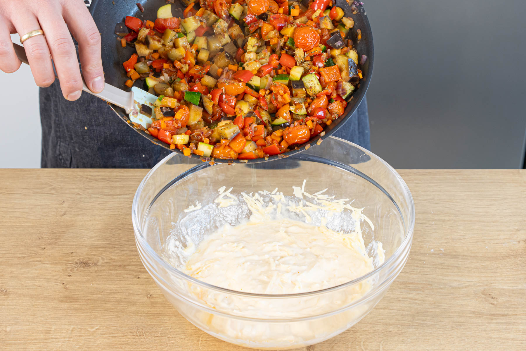 Vegetarische Gemüsequiche | Rezept