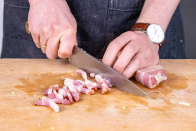 Speck schneiden