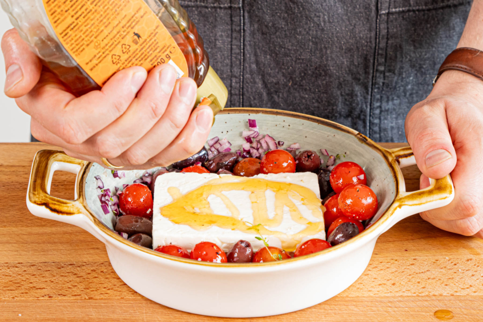 Gebackener Schafskäse | Rezept