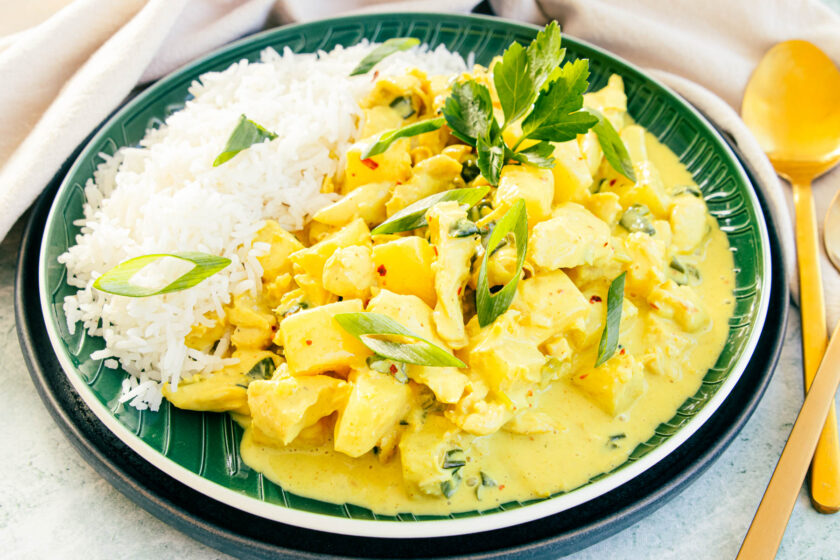 Hähnchen-Ananas-Curry