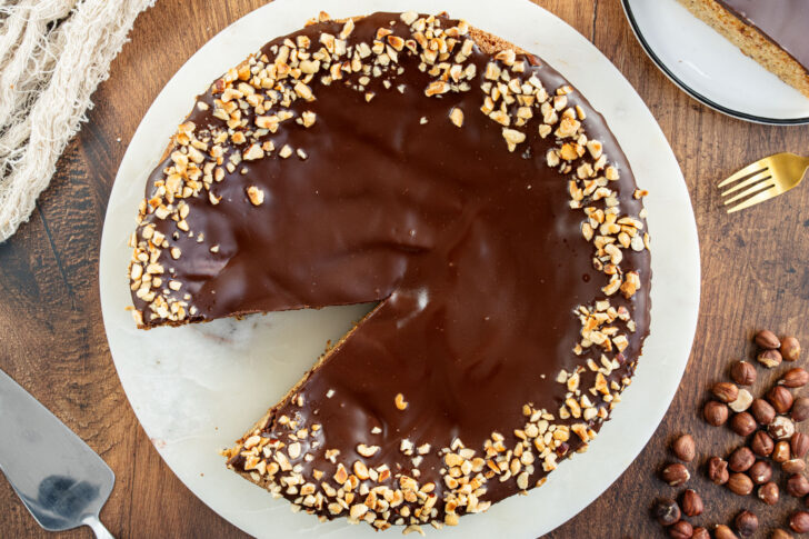 Haselnusskuchen ohne Mehl