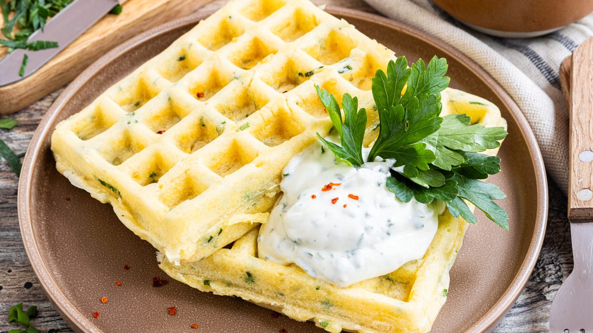Herzhafte Waffeln | Rezept