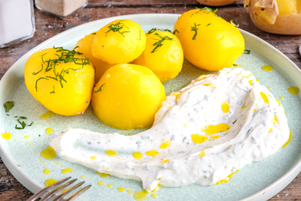 Kartoffeln Und Quark In Der Schwangerschaft Pellkartoffeln mit Quark nach Omas Rezept