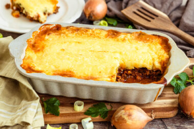 Kartoffelpüree-Auflauf mit Hackfleisch