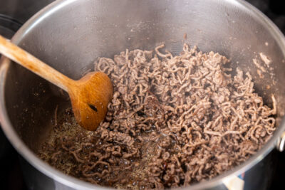 Hackfleisch anbraten