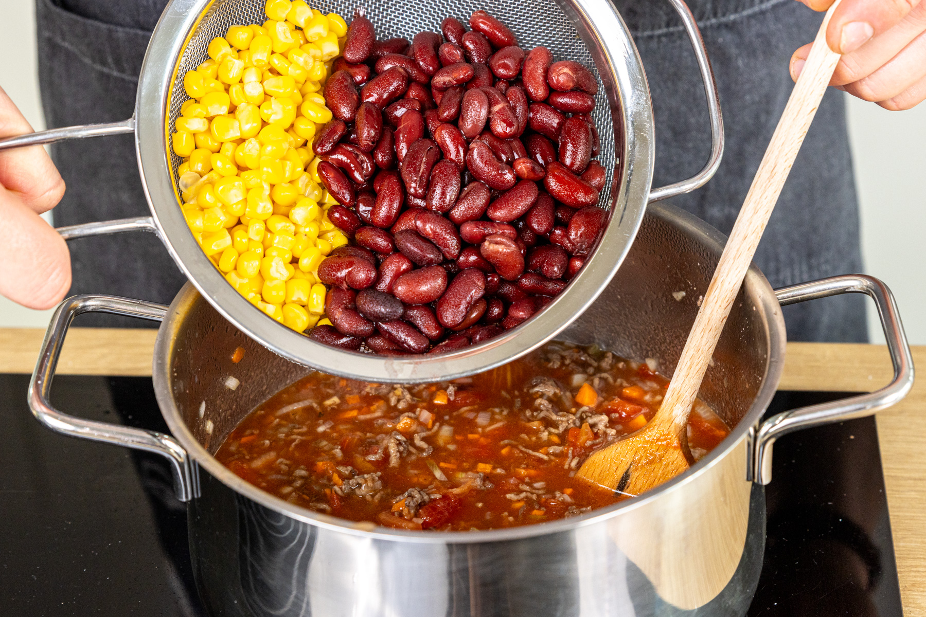 Chili con Carne für 10 Personen