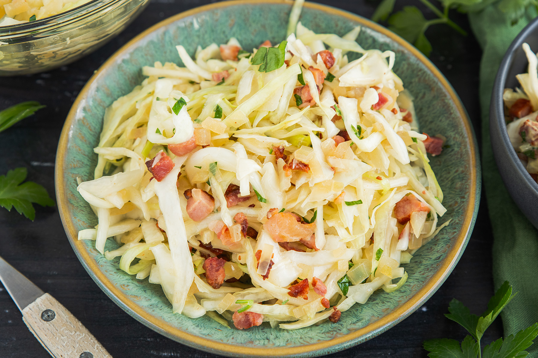 Krautsalat mit Sahne