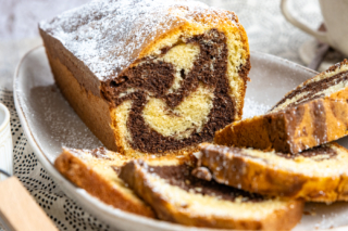 Marmorkuchen aus der Kastenform