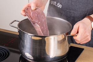Fleisch kochen
