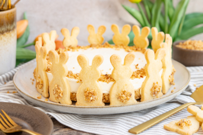 Osterhasen-Käsekuchen
