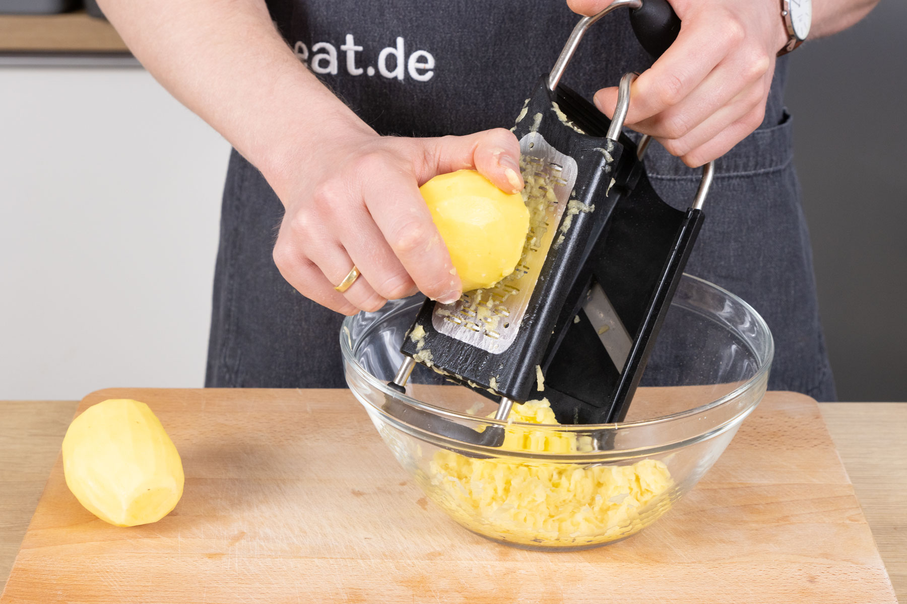 Reibekuchen mit Lachs | Rezept