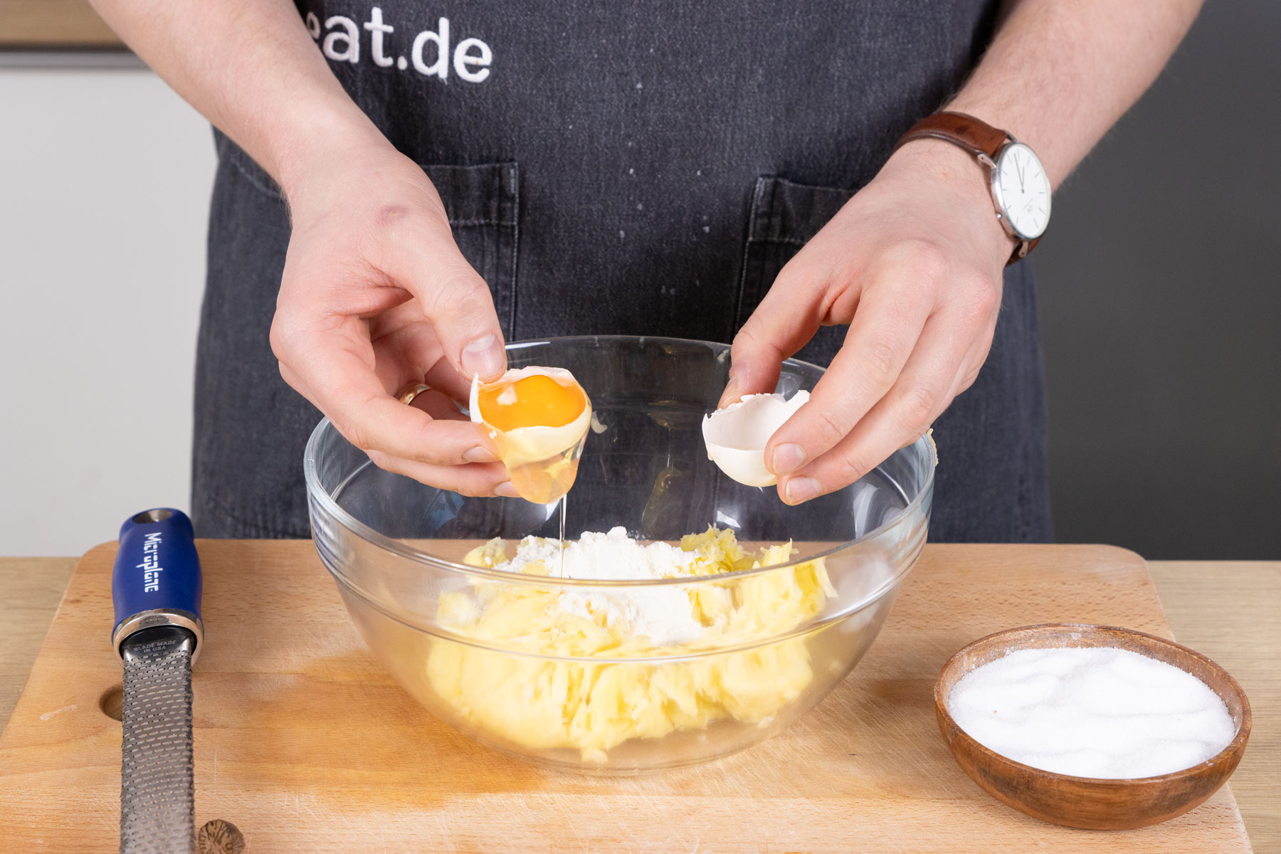 Reibekuchen mit Lachs | Rezept