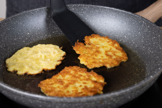 Reibekuchen mit Lachs Reibekuchen mit Lachs
