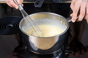 Pudding eindicken lassen