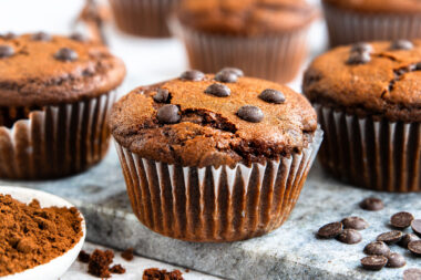 Saftige Schokomuffins