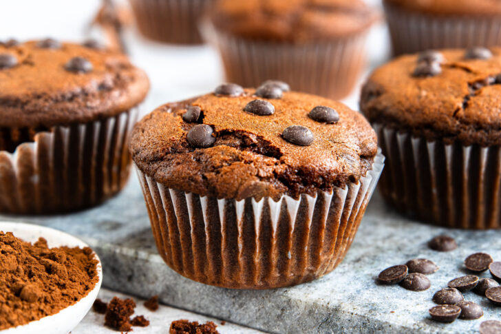 Saftige Schokomuffins