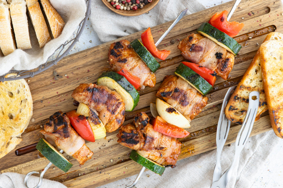 Schweinefilet-Spieße: Schmecken vom Grill &amp; aus der Pfanne! | Rezept ...