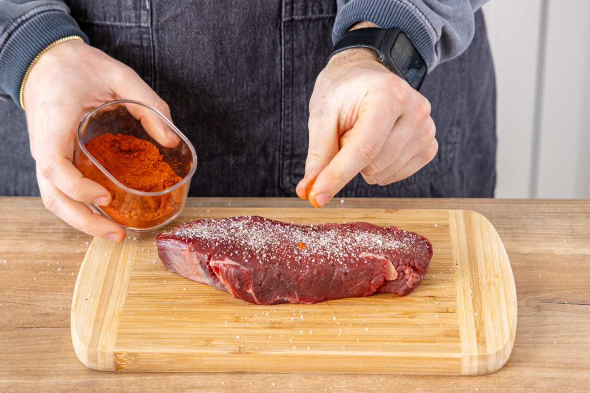 Steak aus der Heißluftfritteuse Rezept