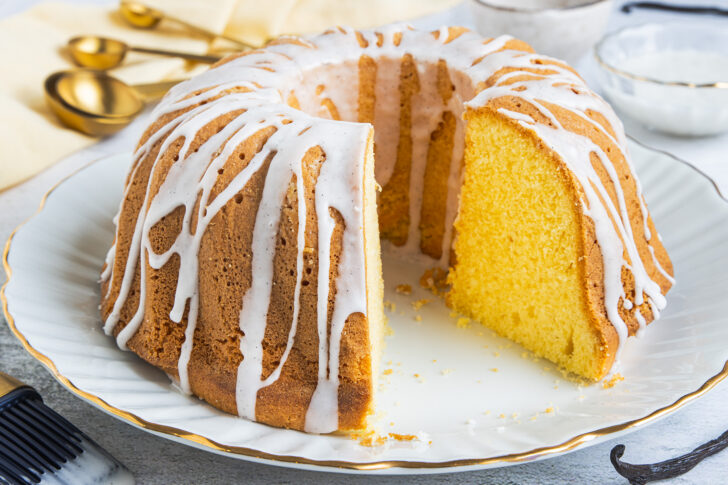 Vanillekuchen mit Puddingpulver