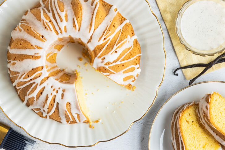 Vanillekuchen mit Puddingpulver