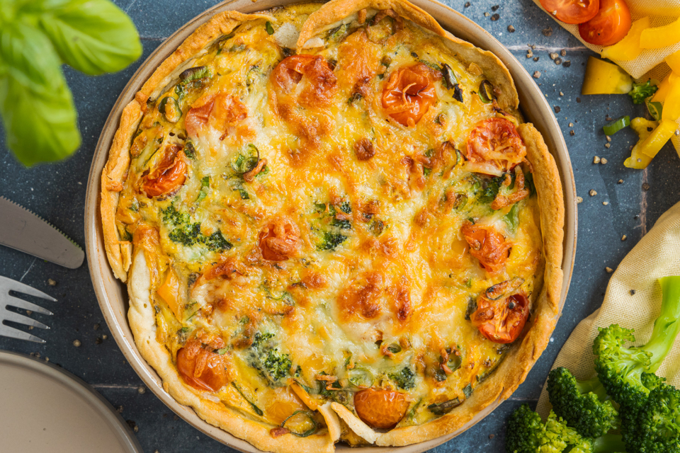Herzhafte Mangold-Quiche mit Ricotta | Rezept
