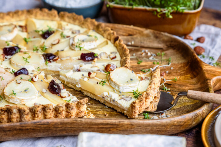 Ziegenkäse-Birnen-Tarte