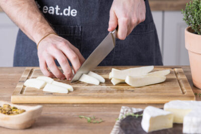 Birne in Spalten schneiden