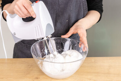 Eiweiß aufschlagen mit Rührgerät