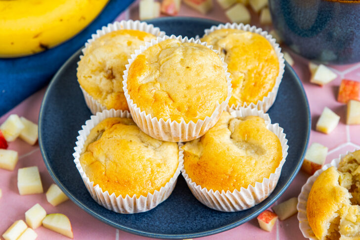 Apfel-Bananen-Muffins