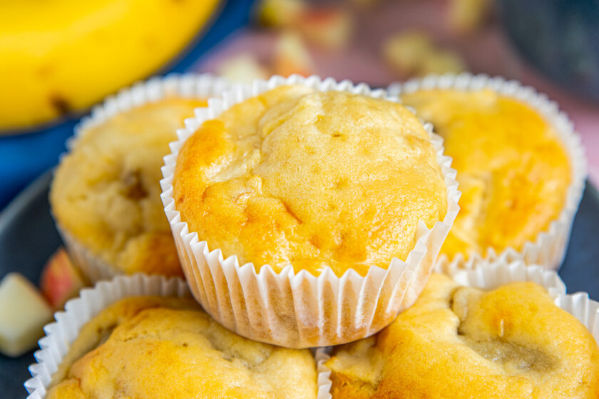 Apfel-Bananen-Muffins