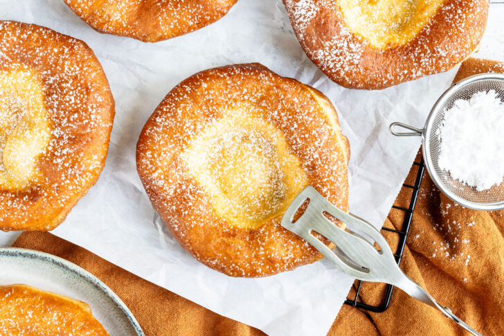 Ausgezogene Krapfen