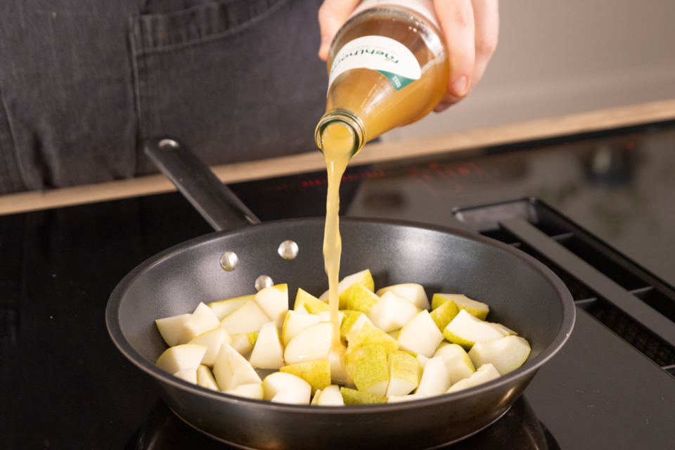 Birnen-Crumble mit Haferflocken | Rezept