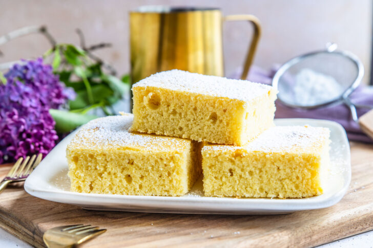 Schneller Blitz-Kuchen mit wenig Zutaten