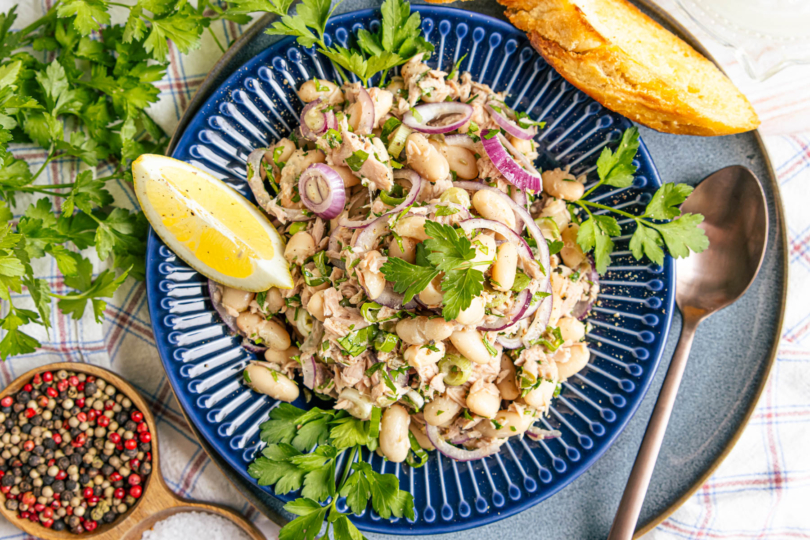 Bohnensalat mit Thunfisch