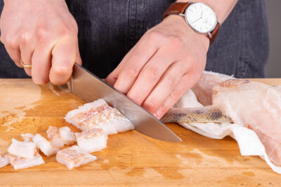 Fisch schneiden