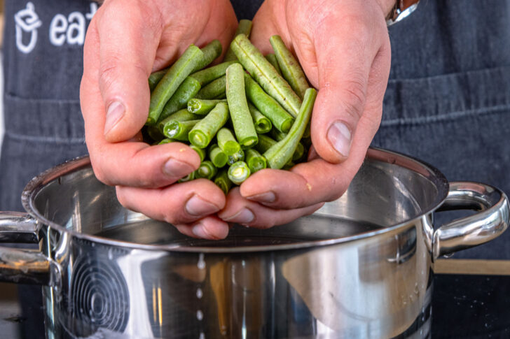 Bohnen kochen
