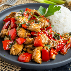 Hähnchengeschnetzeltes Teriyaki