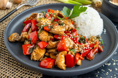 Hähnchengeschnetzeltes Teriyaki