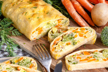 Herzhafter Gemüsestrudel
