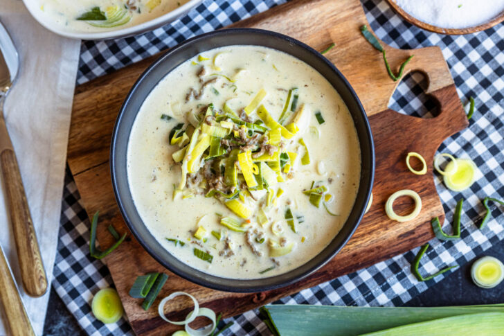 Käse-Lauch-Suppe nach Landfrauen-Art