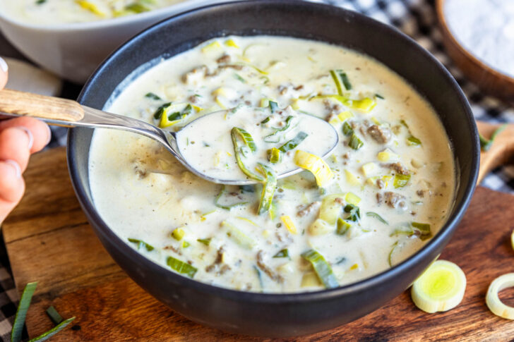 Käse-Lauch-Suppe nach Landfrauen-Art